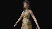 FF7蒂法全新3D模型欣赏：换上新发型的蒂法你爱吗？