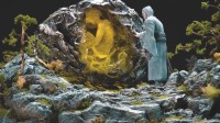大神制作《黑神话》微观布景 孙悟空化身灵石