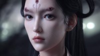 《黑神话》初代蜘蛛精三姐建模欣赏：清冷出尘不像妖