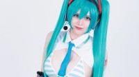 1米82超大只初音！长腿大姐姐Coser合集分享