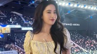 刘亦菲去看NBA了！社交平台晒照感谢邀请