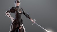 《FF16》吉尔穿上2B衣服：顺便来个爆衣！