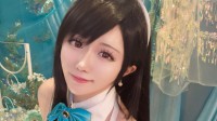 樱花妹COS《FF7》蒂法：多样风格展现蒂法魅力