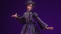 尤菲万圣节哥特风3D模型赏析：小恶魔妆容撩人心弦