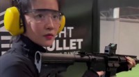 刘亦菲分享靶场射击视频 网友夸赞又美又飒