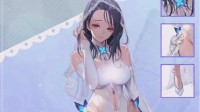 《妮姬》伊莎贝尔新时装超美！洁白连衣裙神态娇羞