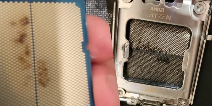 最强游戏CPU 9800X3D全球首烧！连主板都烧坏了