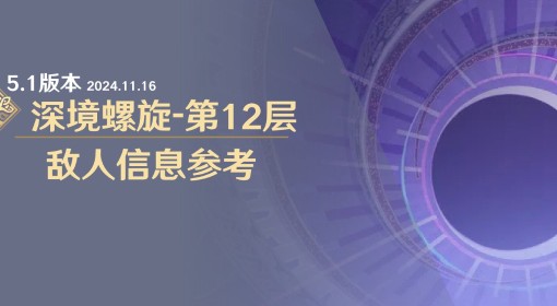 《原神》5.1下半深渊第12层敌人信息与站位参考