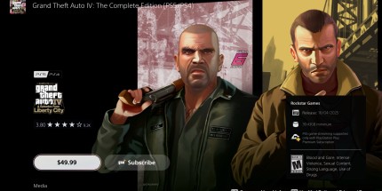 玩家希望《GTA4》快点移植！自制PS5商店概念图