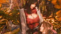 《FF7》3D美图合集大赏：大雷养眼 蒂法爱丽丝超甜蜜