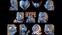 TGA奖杯超可爱娘化表情包上线Twitch!关注官方可使用