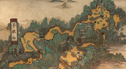 《黑神话：悟空》苍狼林官方地图分享