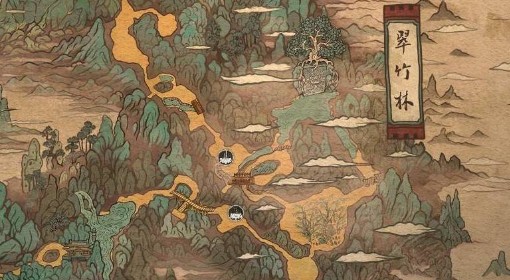 《黑神话：悟空》翠竹林官方地图分享