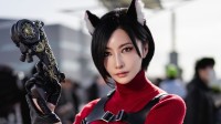 好身材大眼靓妹COS艾达王：猫耳版王阿姨你爱了吗？