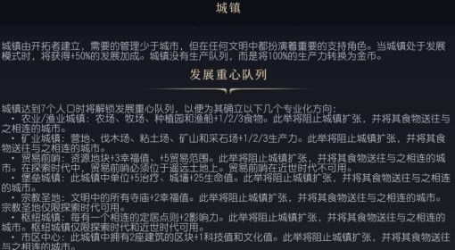 《文明7》城镇介绍