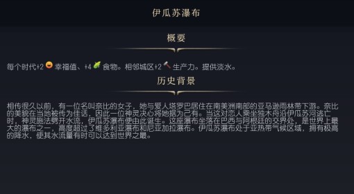 《文明7》伊瓜苏瀑布介绍