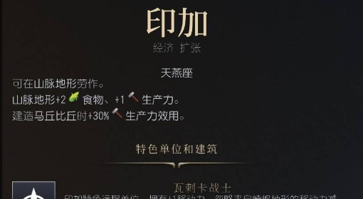 《文明7》印加强度与特点介绍