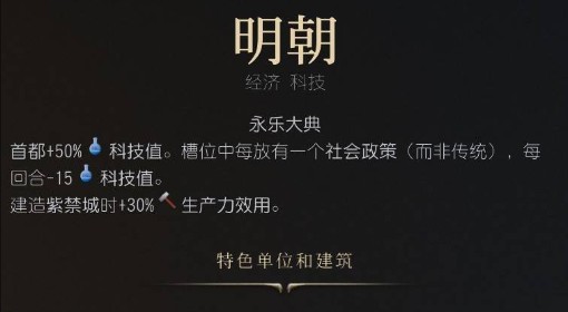 《文明7》明朝强度与特点介绍