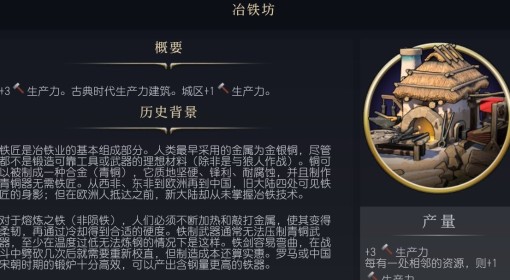 《文明7》冶铁坊介绍
