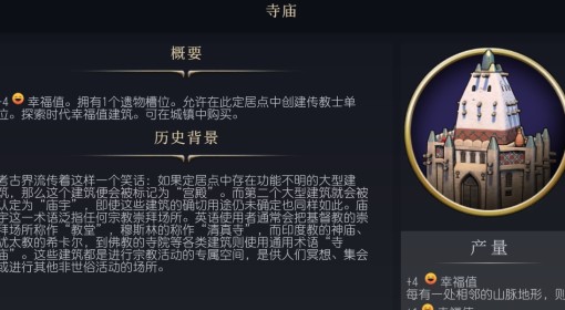 《文明7》寺庙介绍