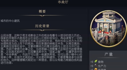 《文明7》市政厅介绍