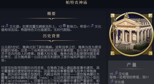《文明7》帕特农神庙介绍