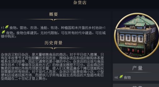 《文明7》杂货店介绍