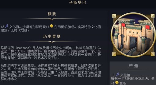《文明7》马斯塔巴介绍