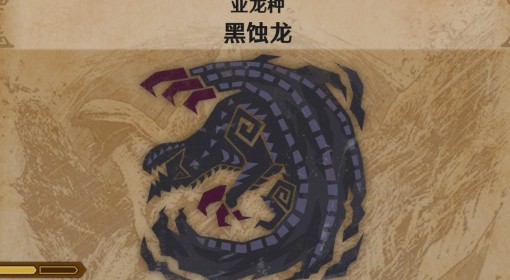 《怪物猎人：荒野》黑蚀龙怪物介绍