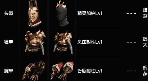 《怪物猎人：荒野》下位铸铁套装图鉴