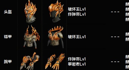《怪物猎人：荒野》下位赫猿兽套装图鉴