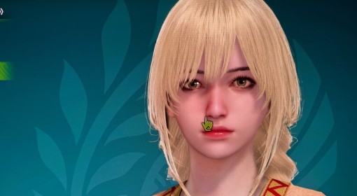 《怪物猎人：荒野》金发美女捏脸分享