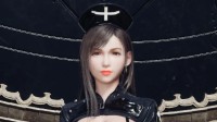 《FF7RB》蒂法超涩黑护士装Mod：白嫩大雷太突出！