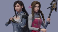 《FF7重生》蒂法爱莉丝服装MOD：紧身战衣超诱人