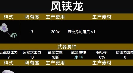 《怪物猎人：荒野》随从猫风铗龙套装图鉴