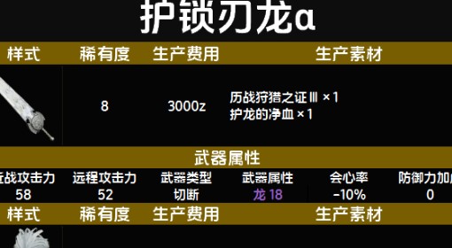 《怪物猎人：荒野》随从护锁刃龙α套装图鉴