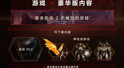 《毁灭战士：黑暗时代》预购奖励一览