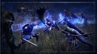 《老头环黑夜君临》炫酷新图：刀箭齐出击灭蓝焰！