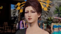 《FF7RB》蒂法变M夫人Mod：香肩露出 人妻感十足!