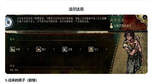 《苏丹的游戏》法尔达克事件及效果一览