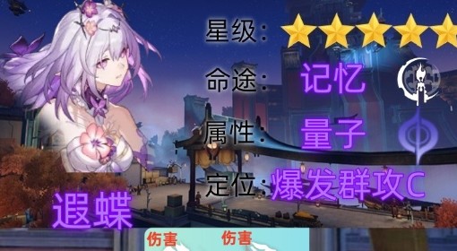 《崩坏：星穹铁道》遐蝶技能解析与培养攻略