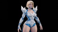 《漫威争锋》白皇后模型提取完成:3D区作者该发力了!