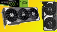 华硕Dual 5060Ti显卡外观首曝！黑银配色略显厚重