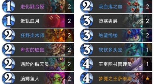 《炉石传说》三红软软融合怪DK卡组分享