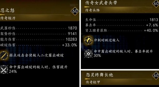 《刺客信条：影》奈绪江装备推荐及获取方法