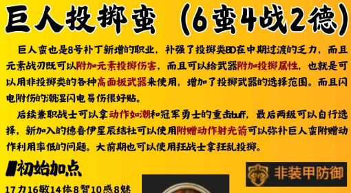 《博德之门3》巨人投掷蛮BD构筑分享