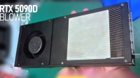 暴力涡轮版RTX 5090D首次现身中国 不推荐游戏玩家