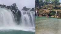 亚洲第一大跨国瀑布被曝缩水严重 景区：枯水期
