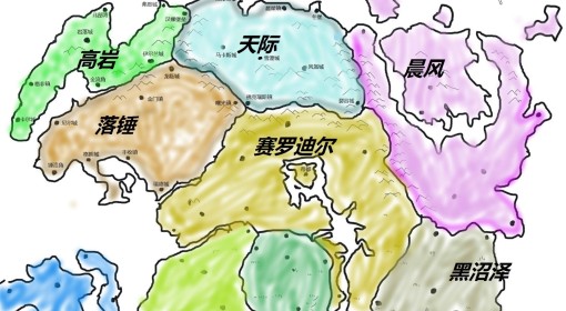 《上古卷轴》系列泰姆瑞尔大陆地图划分一览