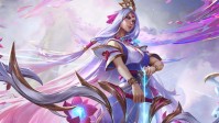 《LOL》灵魂莲华新皮肤实机：冷艳刀妹暴揍美腿艾希